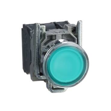 Illuminated pushbutton, green,24VAC/DC - 1