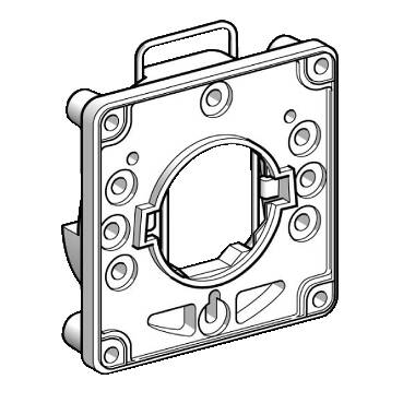 mounting plate dia.22 - 1