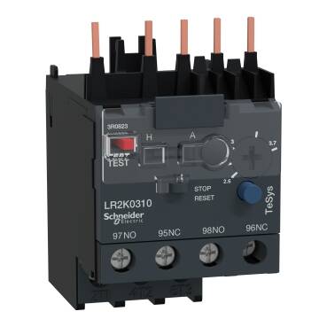 TeSysK THERMAL O/L RELAY CL10A 2.6-3.7A - 1